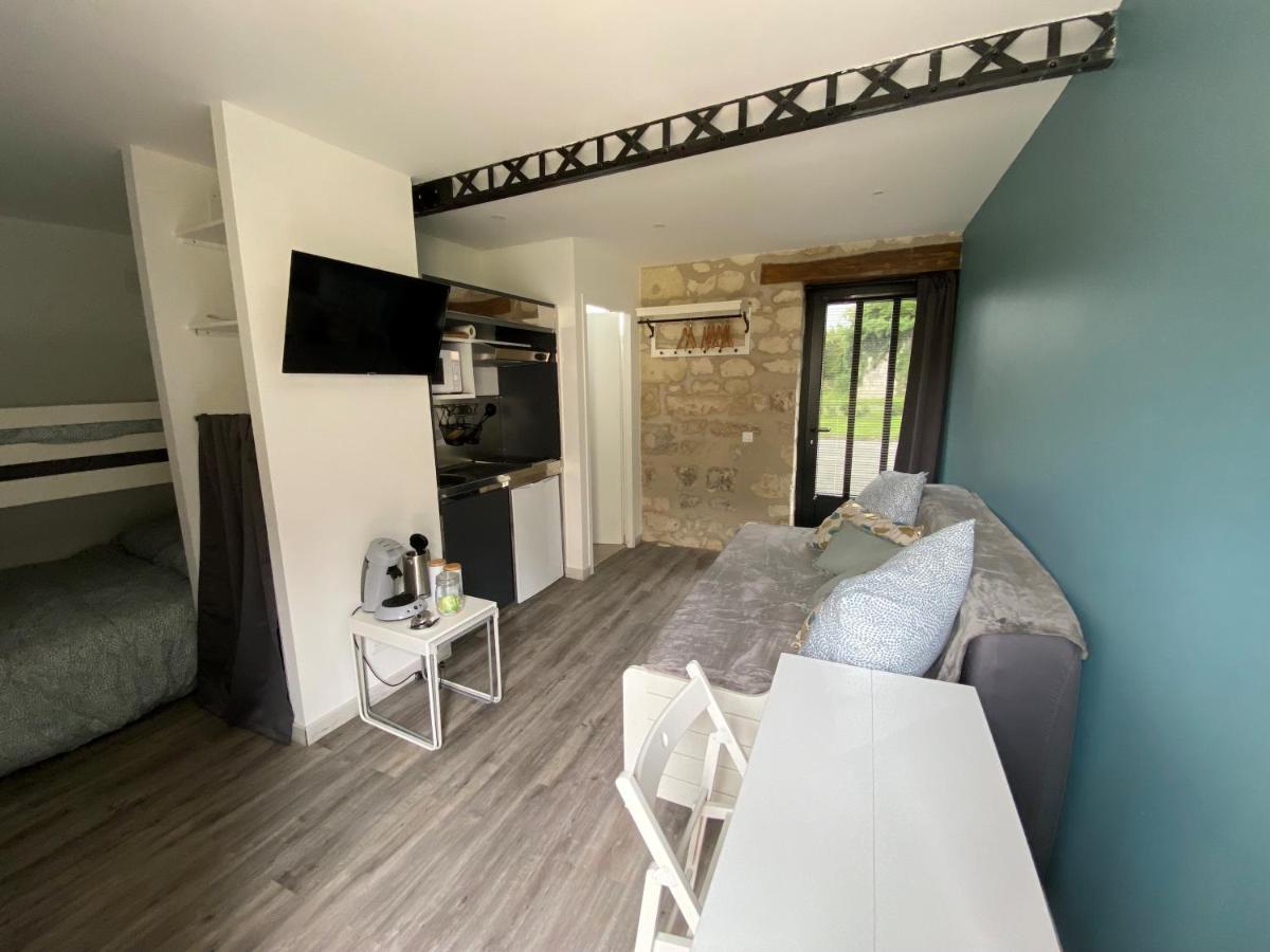 Studio Indre, La halte de Cuzé, aux abords de la Loire à vélo Huismes Exterior foto