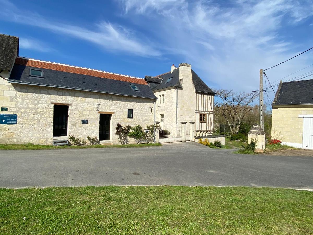 Studio Indre, La halte de Cuzé, aux abords de la Loire à vélo Huismes Exterior foto
